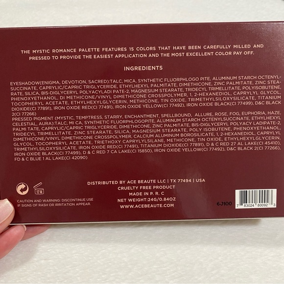 Ace Beaute Mystic Romance Eyeshadow Palette - Picture 5 of 6